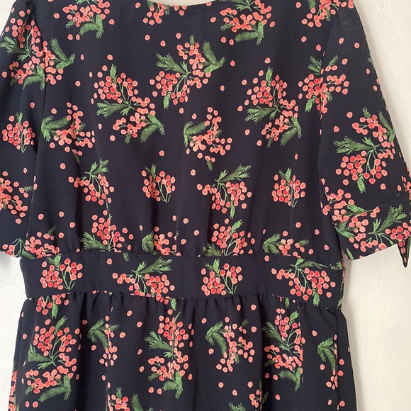 ModCloth Lace & Mesh, large, floral button up dress - Picture 7 of 8